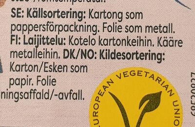 Knorr Grönsaksbuljong zero salt - Recycling instructions and/or packaging information
