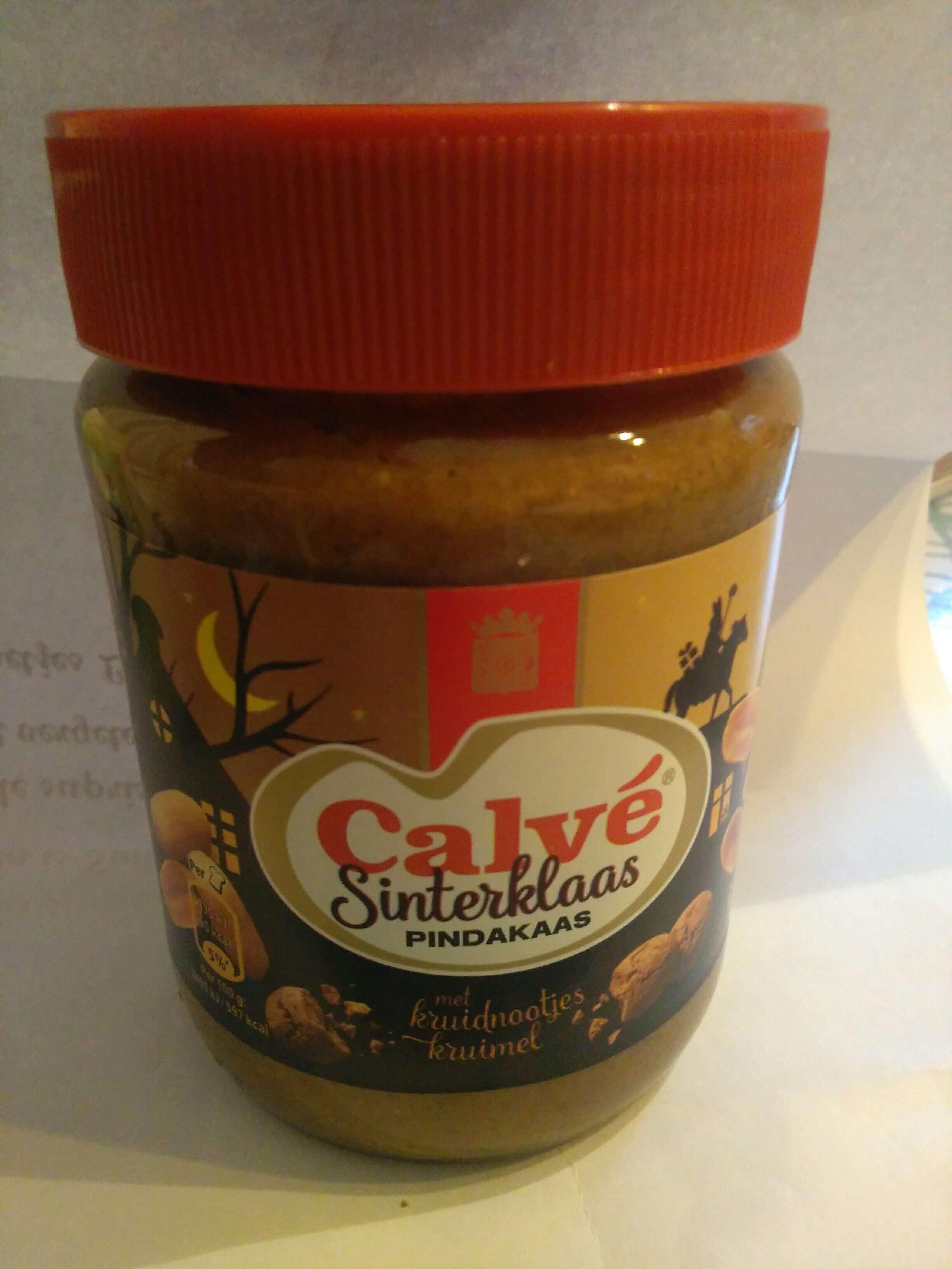 Calvé Sinterklaas Pindakaas met kruidnootjeskruimel - Product