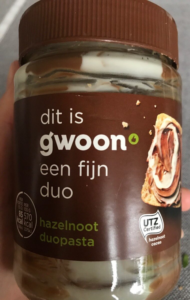 Hazelnoot duopasta - Product - nl