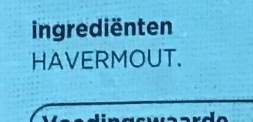 Havermout - Ingredients - nl
