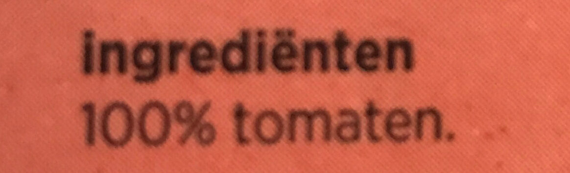 Gezeefde tomaten - Ingrediënten