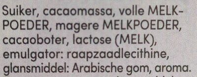 chocolade hagelslag melk - Ingredients - nl