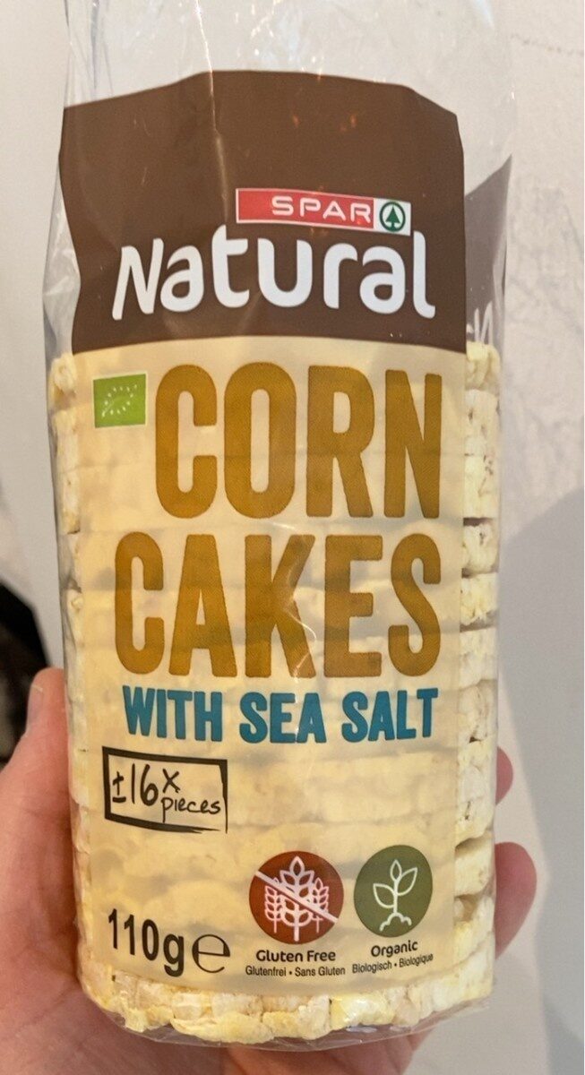Corn cakes with sea salt - Product - fr