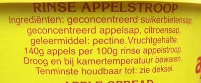 Rinse appelstroop - Ingrediënten