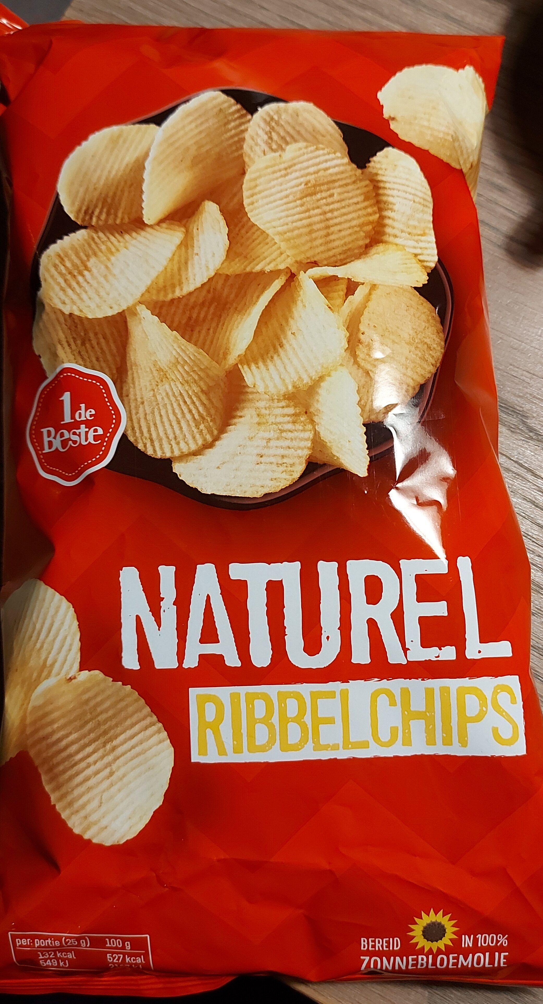 Naturel ribbelchips - Product