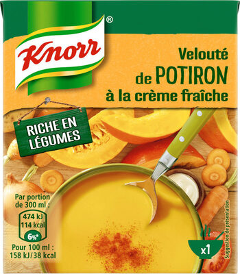 Velouté Potiron Crème Fraîche - Produit