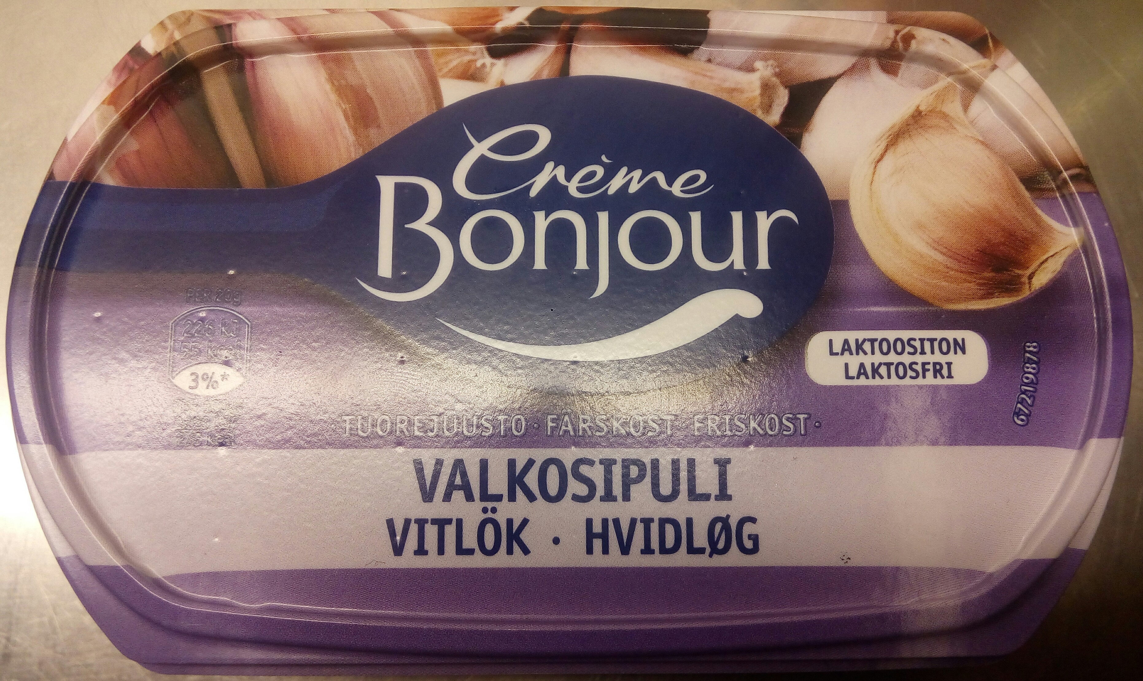 Crème Bonjour laktosfri färskost vitlök - Produkt