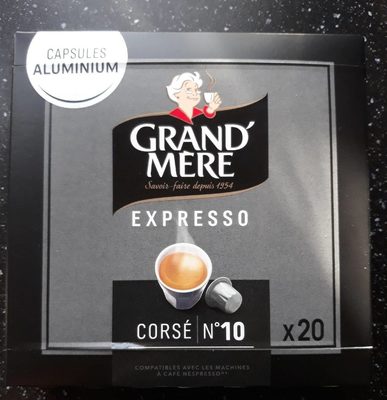 Espresso corsé n°10 café en capsules aluminium - Produit