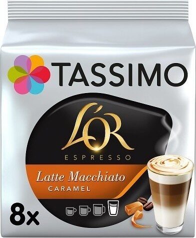 L'OR Latte Macchiato Caramel Coffee Pods 8 Servings - Produkt - fr