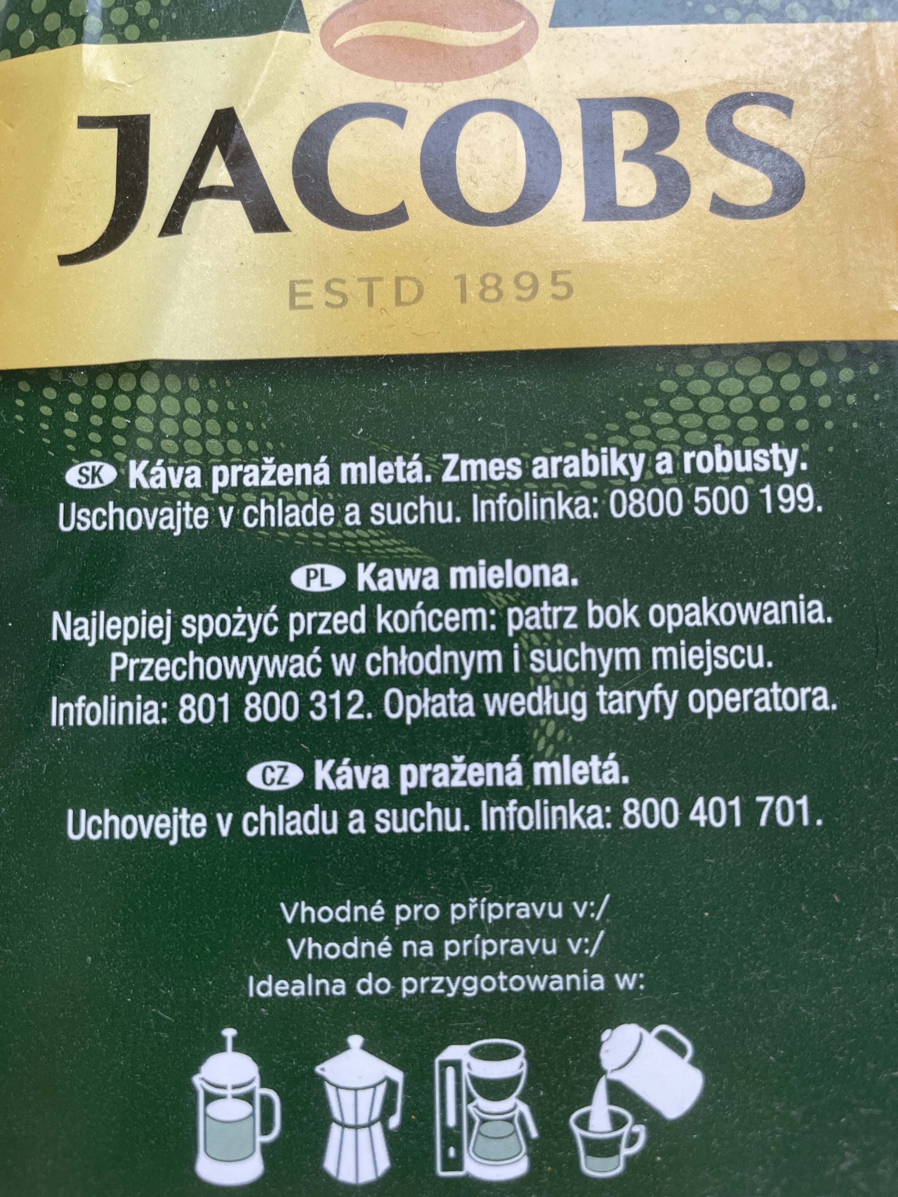 JACOBS KRONUNG - Składniki