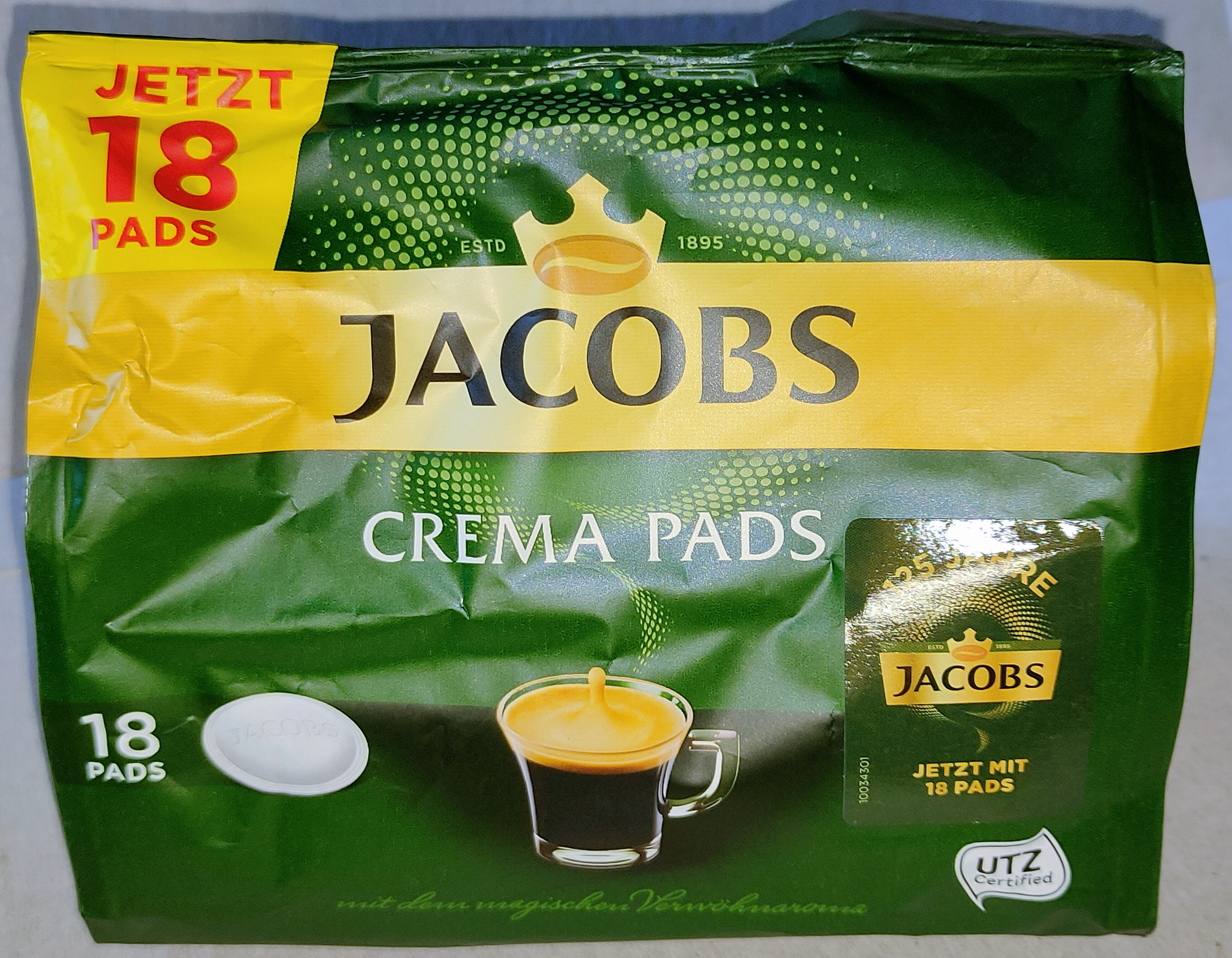 Jacobs Crema Pads - Produkt
