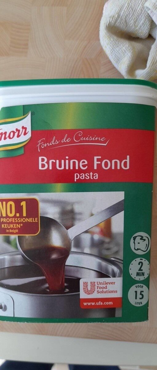Bruine fond pasta - Product - fr