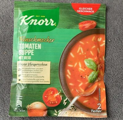 Tomaten Suppe mit reis - Product