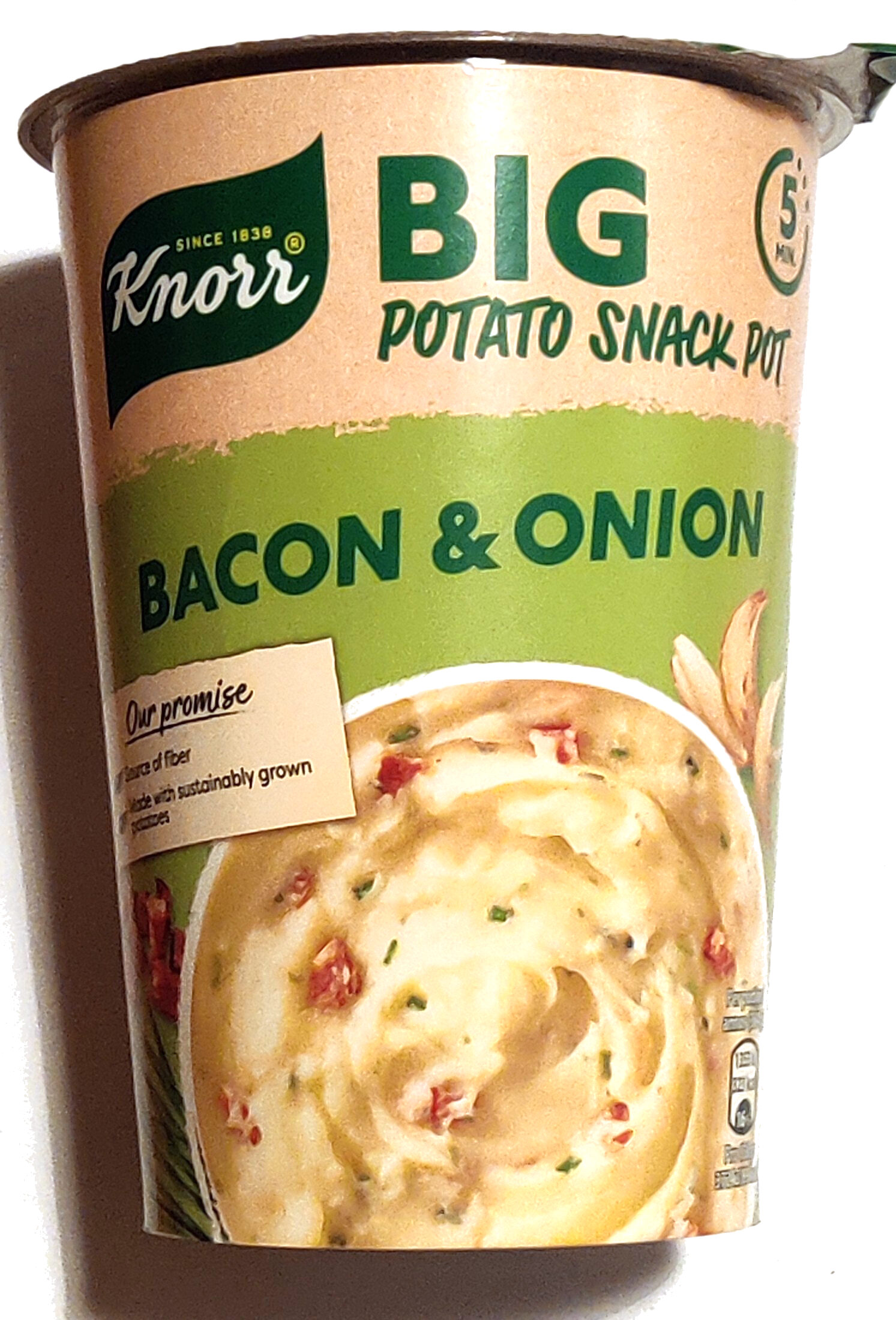 Big Potato Snack Pot - Bacon & Onion - Produkt - sv
