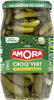 Amora Croq'Vert Cornichons Fins Bocal 540g - Produit
