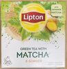 Green Tea with Matcha & Ginger - Tuote