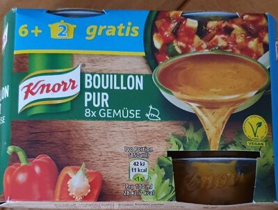 Knorr Bouillon Pur Gemüse - Produkt