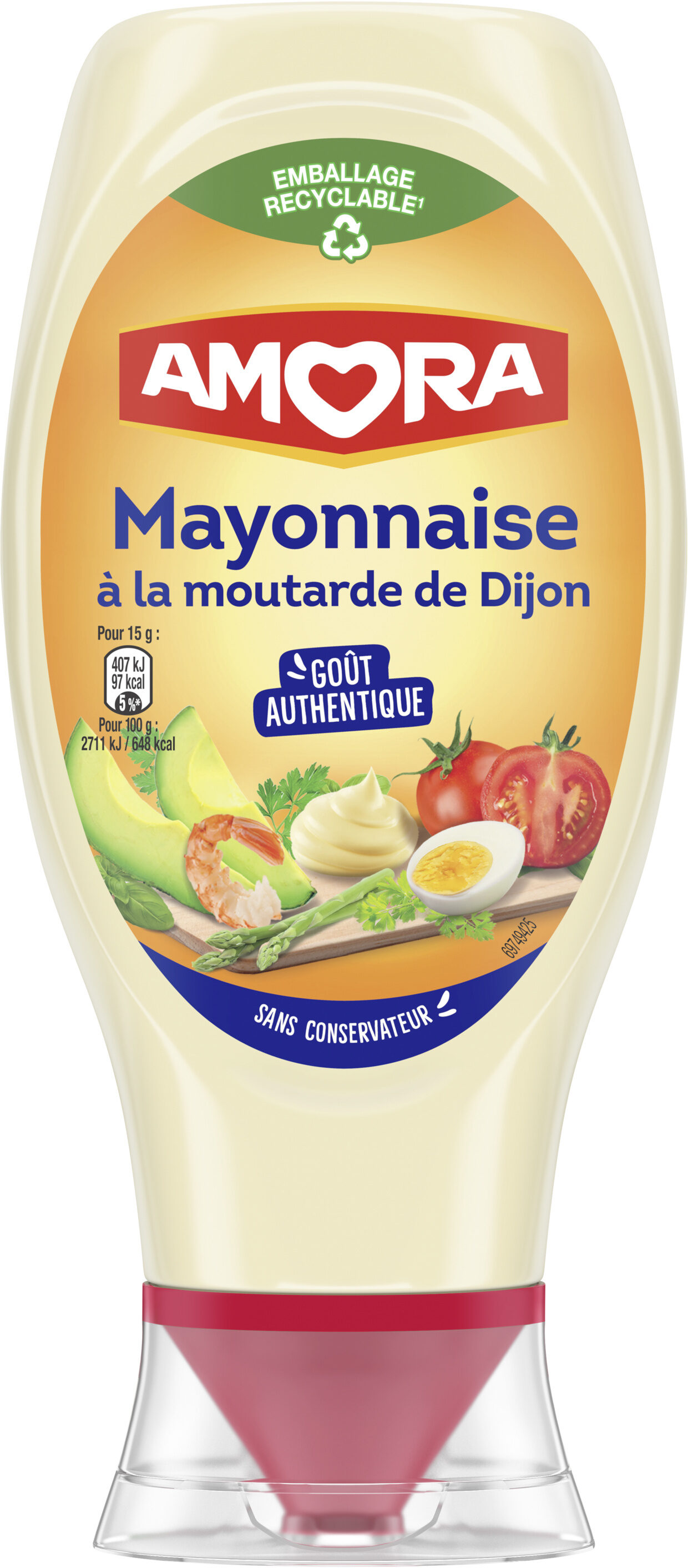 Amora Mayonnaise De Dijon Flacon Souple 415g - Produkt - fr