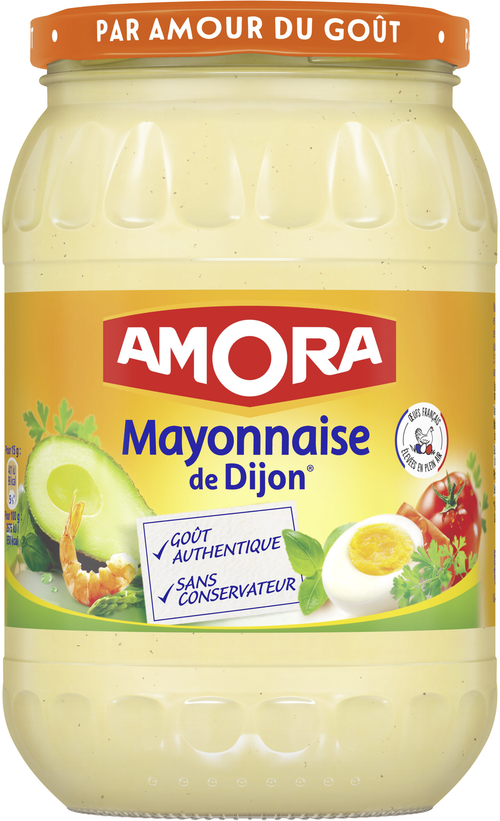 Amora Mayonnaise De Dijon Bocal 725g - Produit