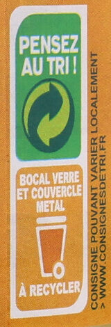 Amora Mayonnaise De Dijon Bocal 725g - Instruction de recyclage et/ou informations d'emballage
