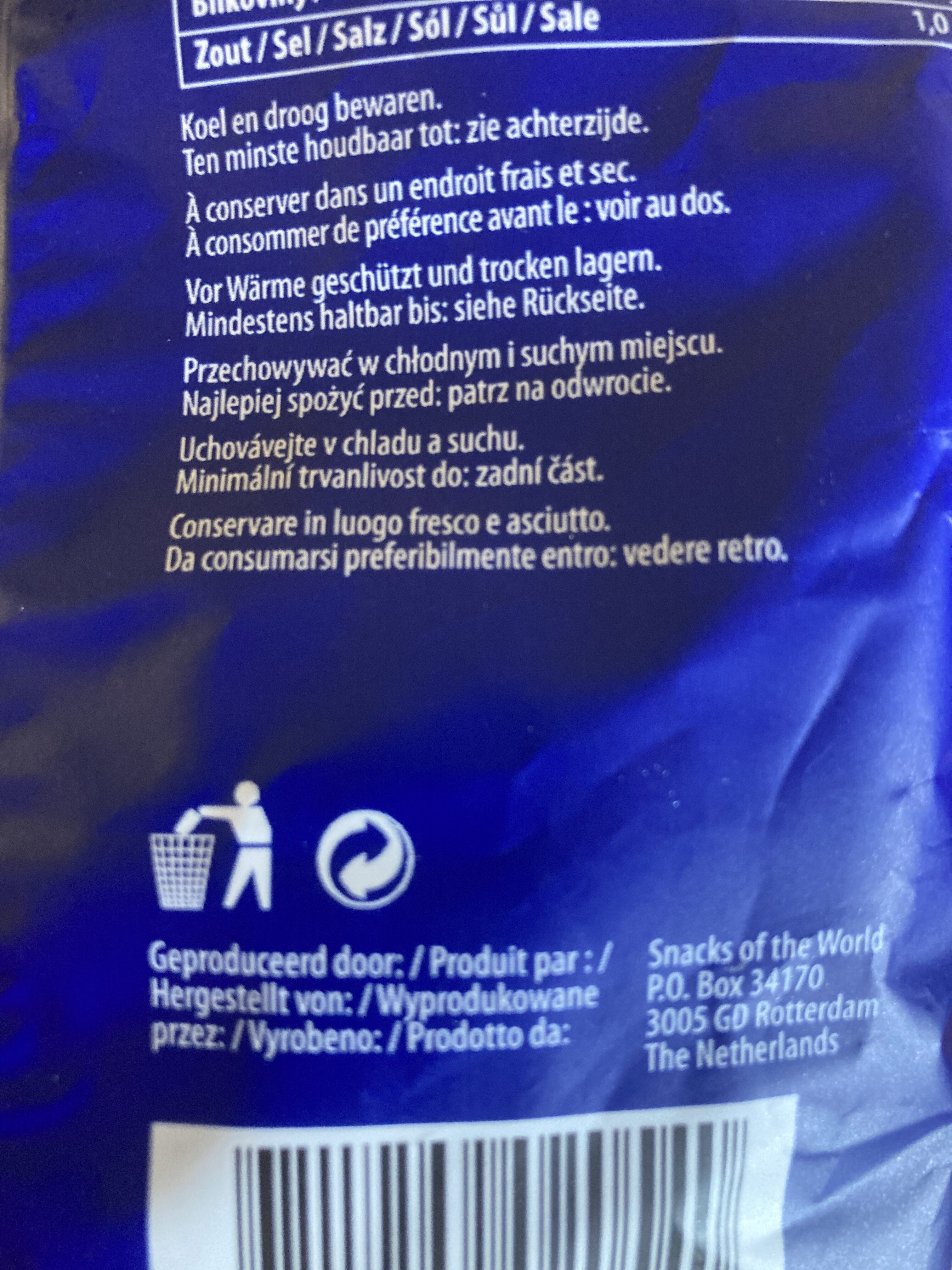 Wasabi peanuts - Recyclinginstructies en / of verpakkingsinformatie - fr