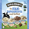 Ben & Jerry's Glace Mini Pots The Fan-Favourites Cool-lection 4x100ml - Producto