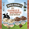 Ben & Jerry's Glace Mini Pots The Cookie & Brownie Cool-lection 4x100ml - Produto