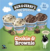 Ben & Jerry's Glace Mini Pots The Cookie & Brownie Cool-lection 4x100ml - Tuote