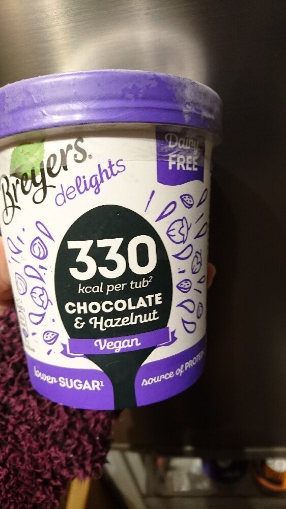 Delights Chocolate & Hazelnut Dairy Free Ice Cream - Produkt