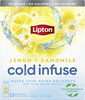 Lipton Infusion à Froid Citron Camomille 15 Sachets Pyramid - Prodotto