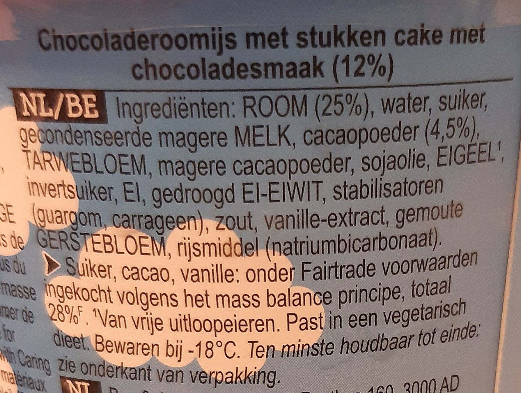 Chocolate Fudge Brownie - Ingrediënten