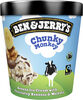 Ben & Jerry's Crème Glacée en Pot Chunky Monkey 465ml - Producte