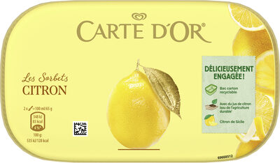 CARTE D'OR Glace Sorbet Citron 900ml - Product - fr