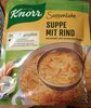 Knorr Supppe mit Rind - Prodotto
