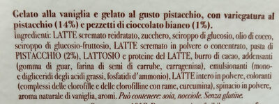Affogato al pistacchio - Ingredients - it