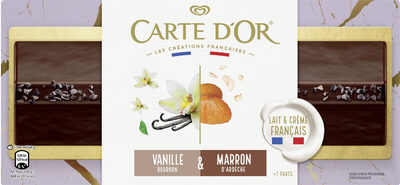 Carte D'Or Bûche Glacée Vanille Bourbon & Marron d'Ardèche 700ml - Product - fr