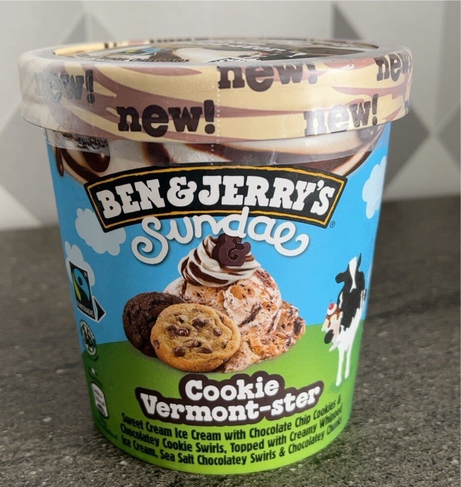 Cookie Vermont-ster sundae - Product - fr
