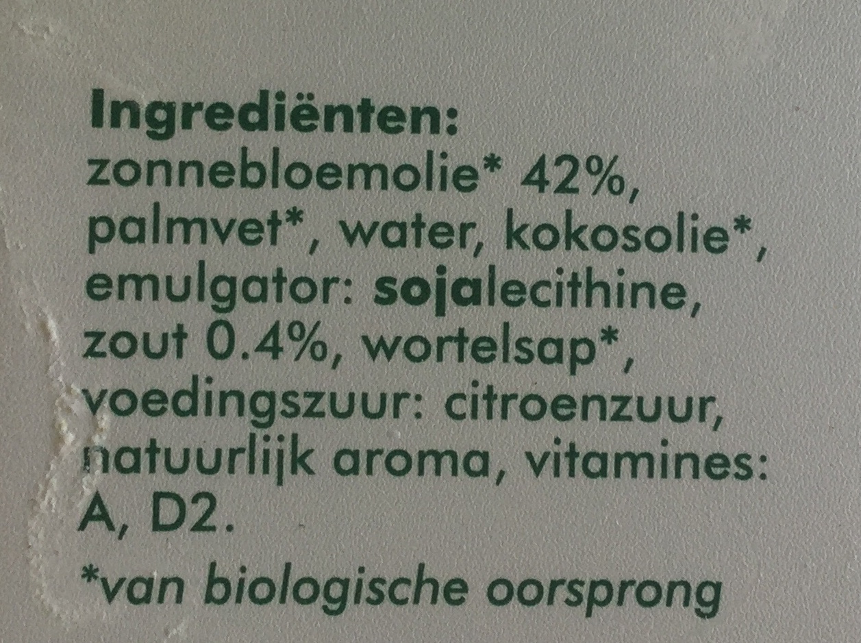 Margarine - Ingredients - nl