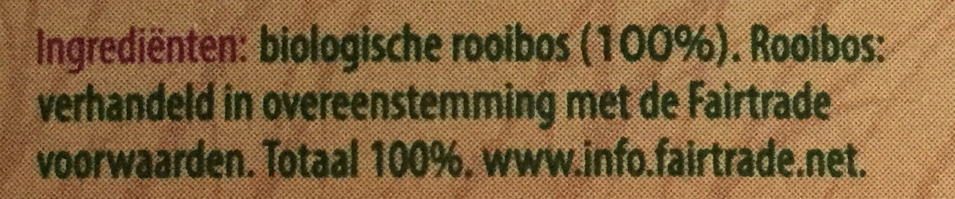 Rooibos - Ingrediënten