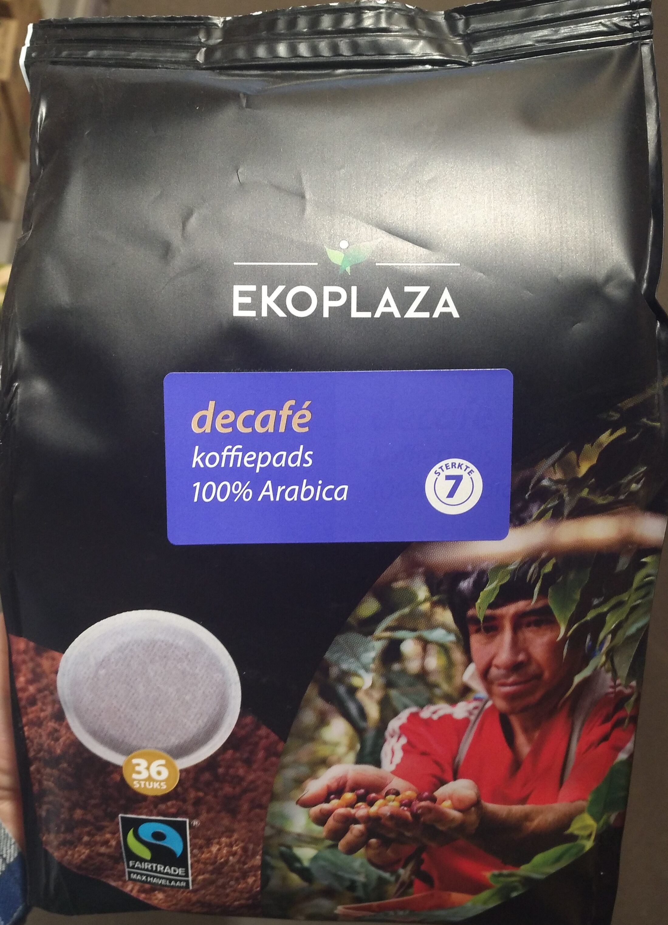 Decafé koffiepads 100% Arabica - Product
