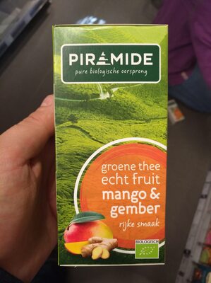 Thé vert vrais fruits mangue et gingembre - Product
