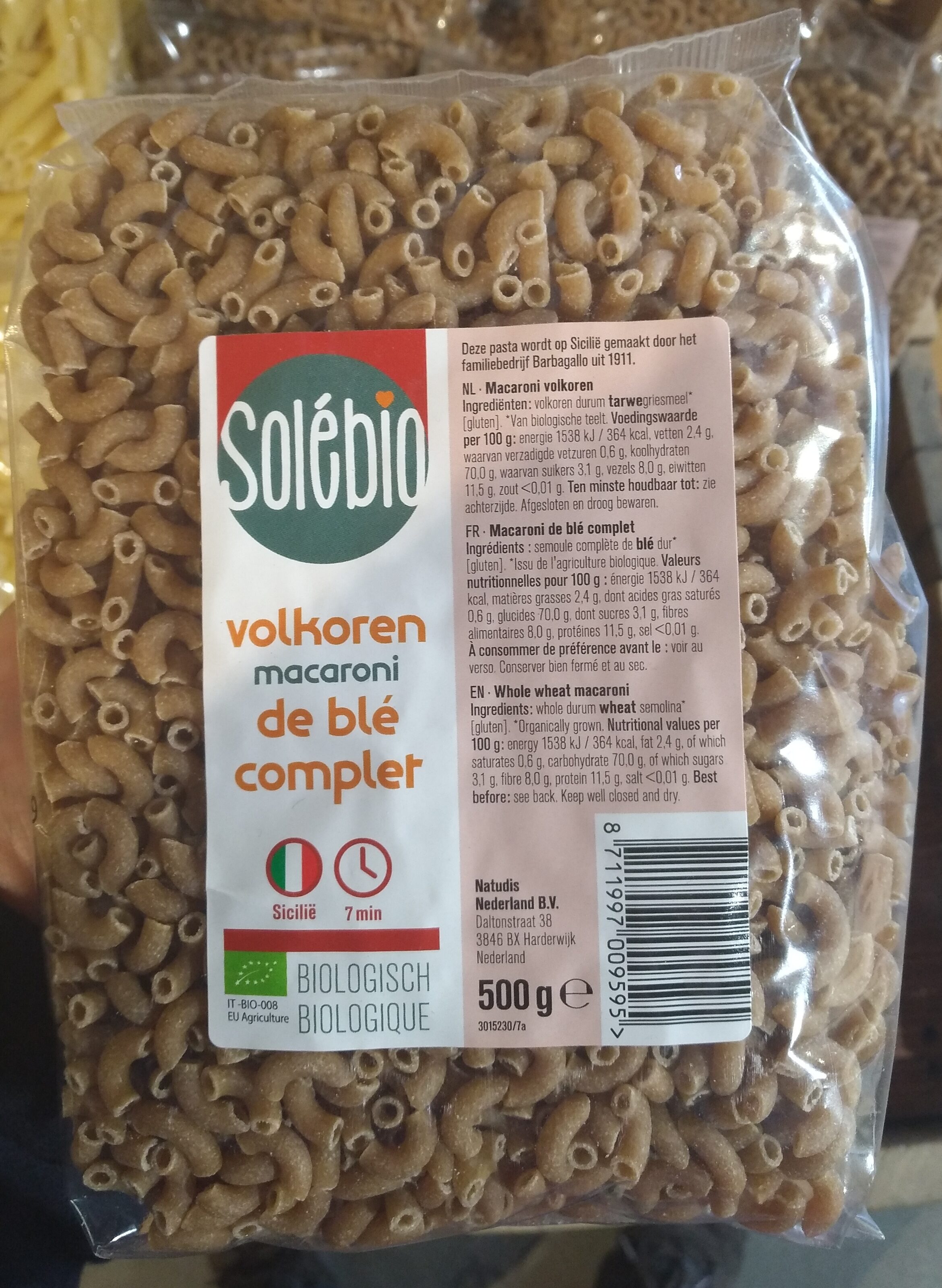 Volkoren macaroni - Product