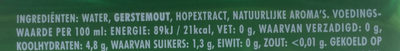 Heineken lager 0.0 - Ingrediënten