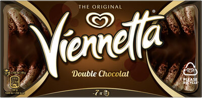 Viennetta Dessert Glace Double Chocolat 7 parts 320 g - Produkt - fr