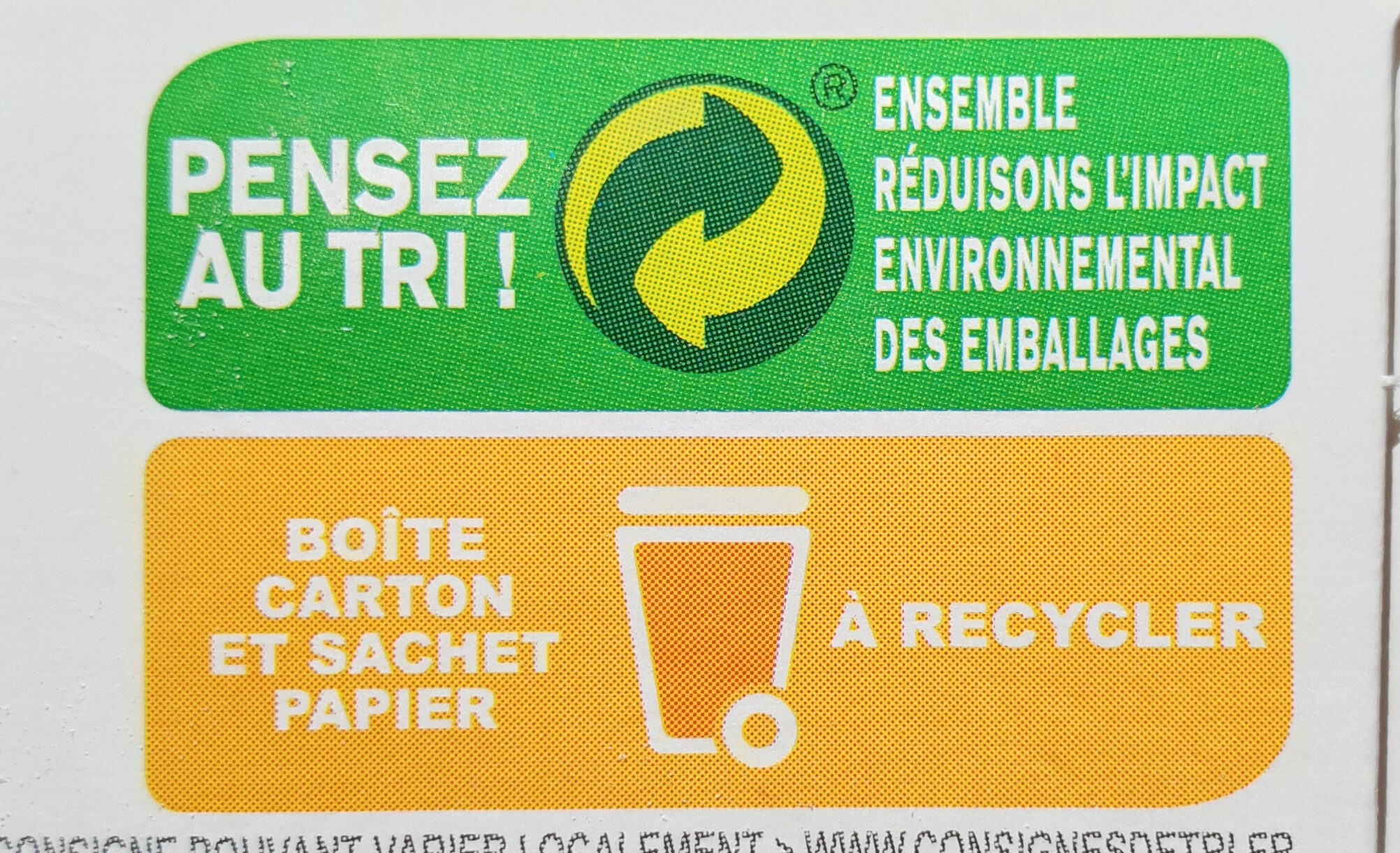 Fleur de Maïs - Recycling instructions and/or packaging information - fr