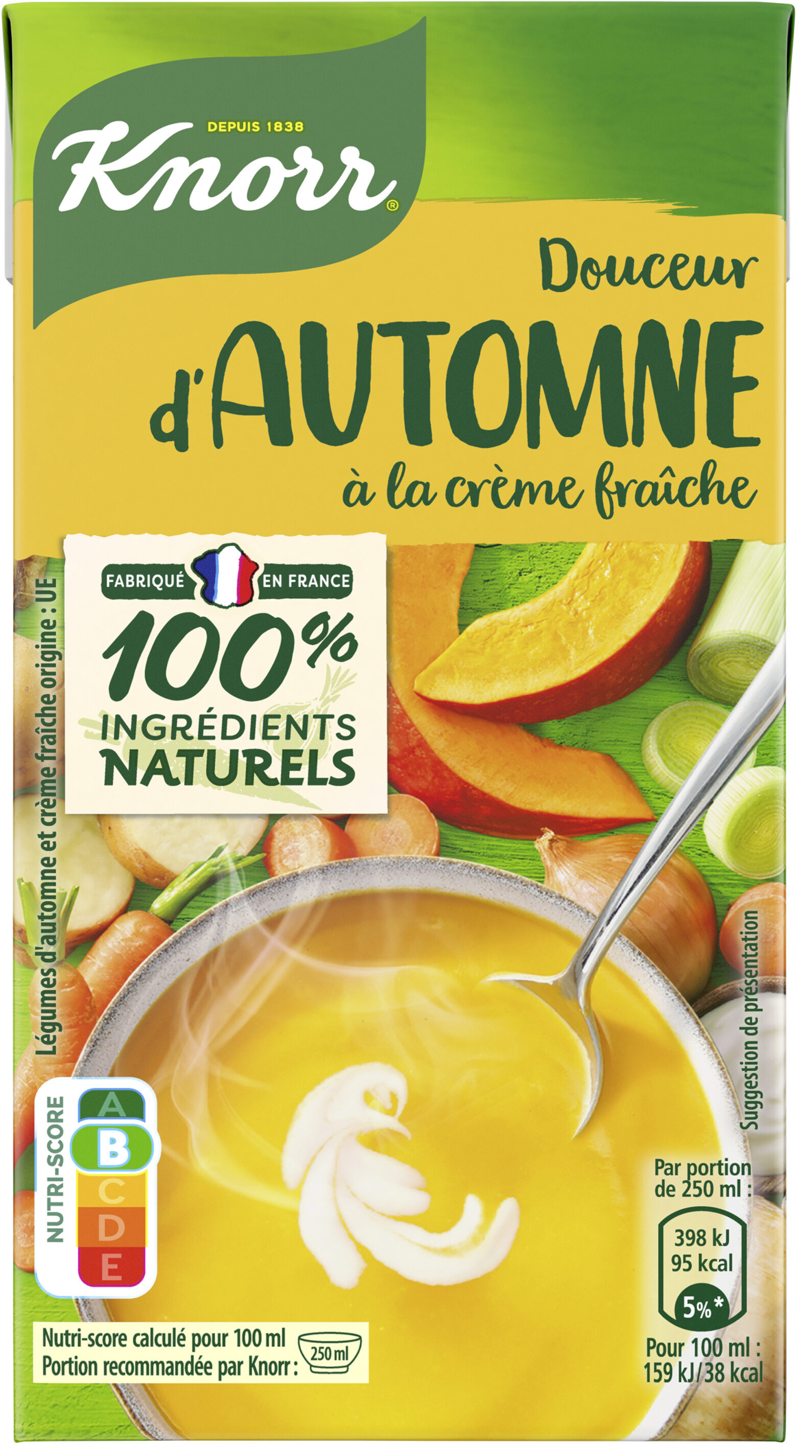 Knorr Soupe Liquide Douceur d'Automne à la Crème Fraîche 50cl - Product - fr
