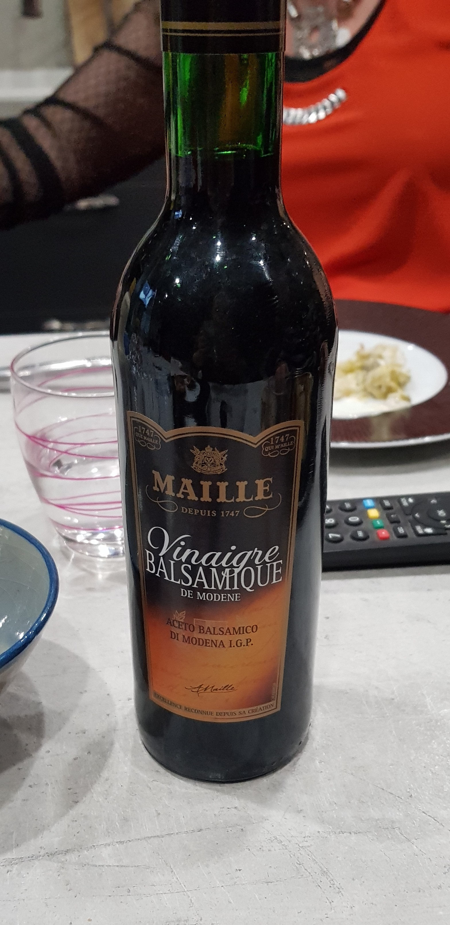 Maille Vinaigre Balsamique de Modène 50cl - Información nutricional - fr