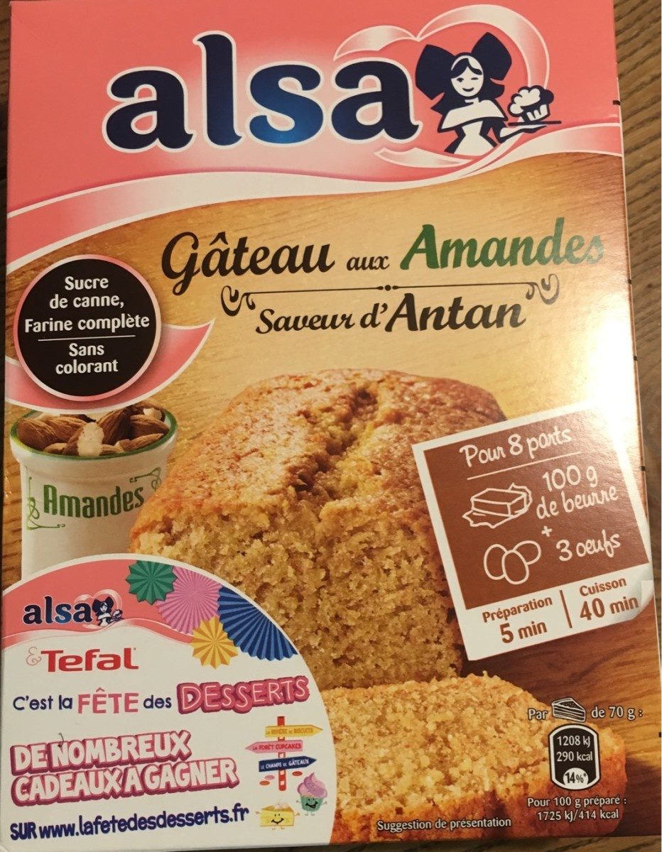 Gâteau aux amandes saveur d'Antan - Produit