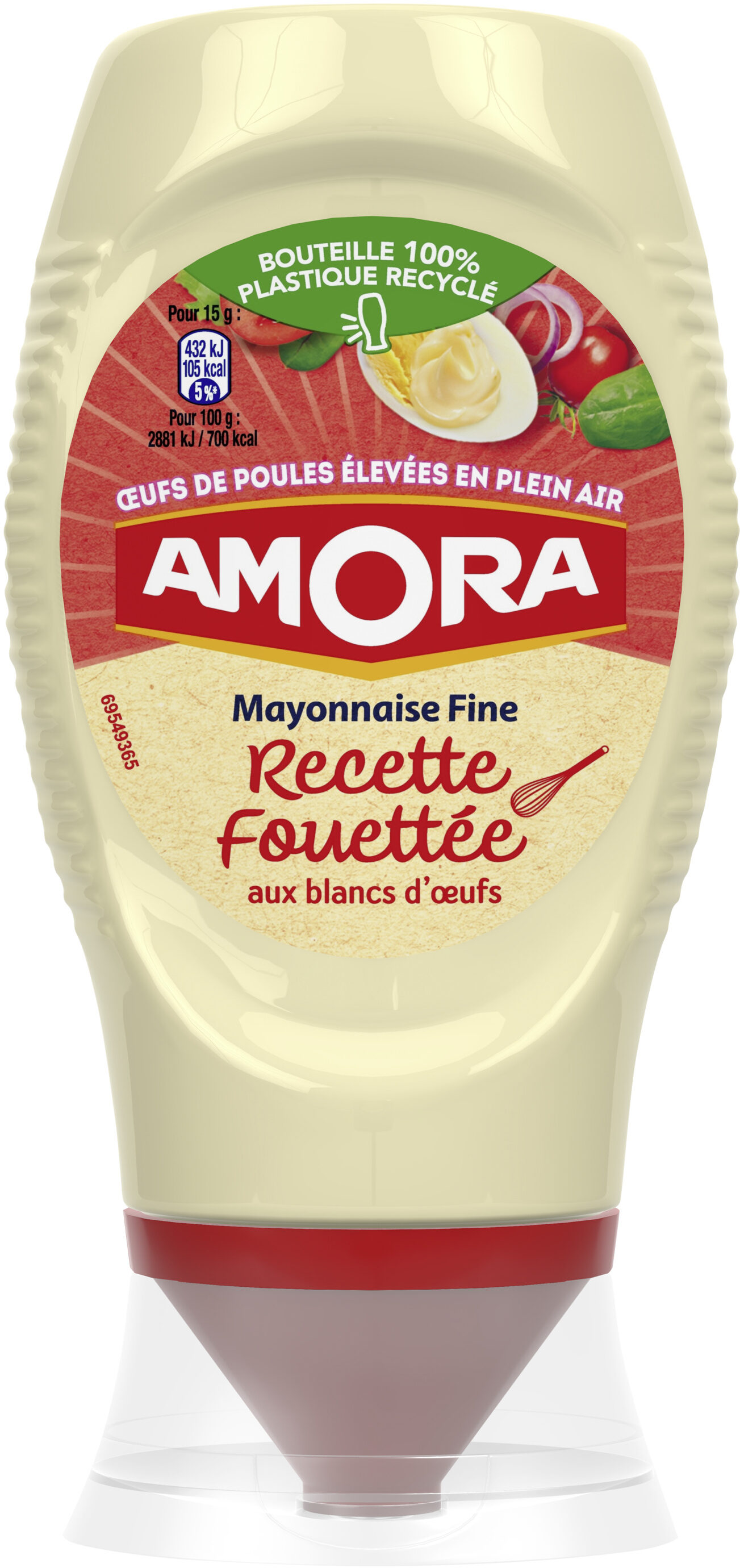 AMORA Mayonnaise Recette Fouettée 230g - Producto - fr