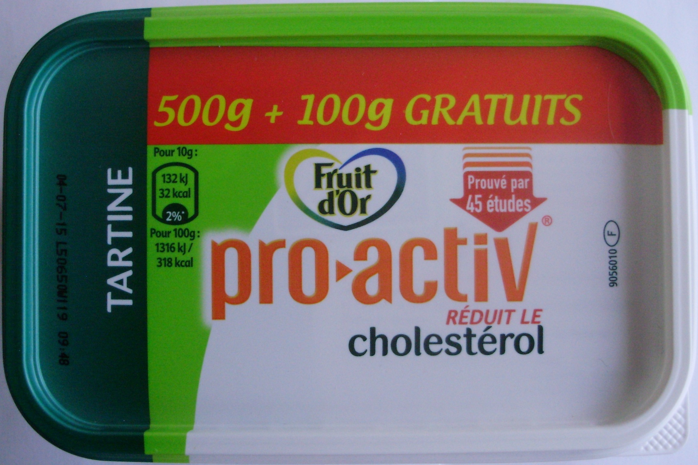 Fruit d'Or pro-activ (35 % MG) Tartine - نتاج - fr